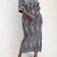 The Curve La - Plus Size Lurex Knit Short Sleeve Top And Skirt Set