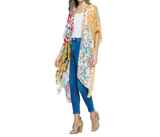 Yak & Yeti - Boho Floral Kimono Wrap