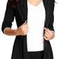 Frank Lyman - Throwover Knit Three Quarter Sleeve Jacket