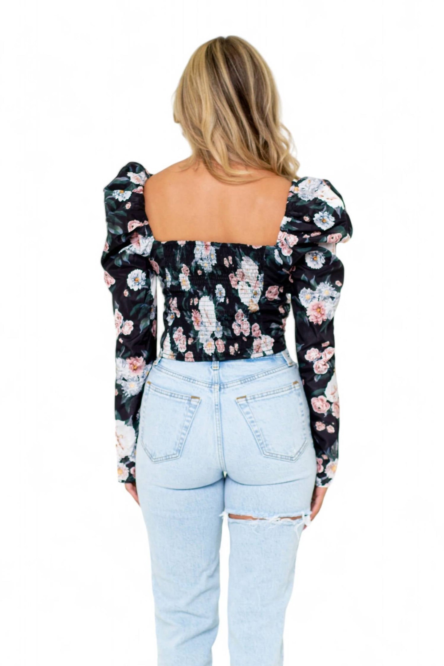 Buddylove - DUTCHESS PLEATED LONG SLEEVE TOP