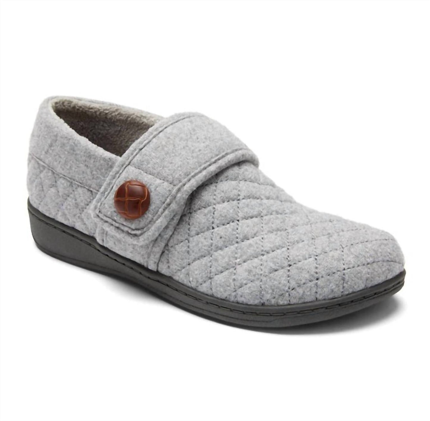 Vionic - WOMEN'S JACKIE FLANNEL SLIPPER - MEDIUM WIDTH
