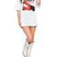 Buddylove - Giddy Up It's Gameday Oversized Graphic Tee