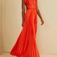 Amur - Losey Ruffle Neck Gown