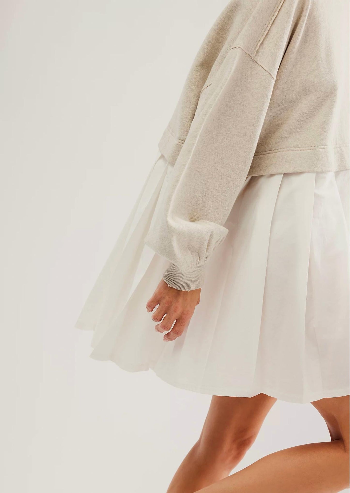 Free People - Eleanor Sweatshirt Mini Dress