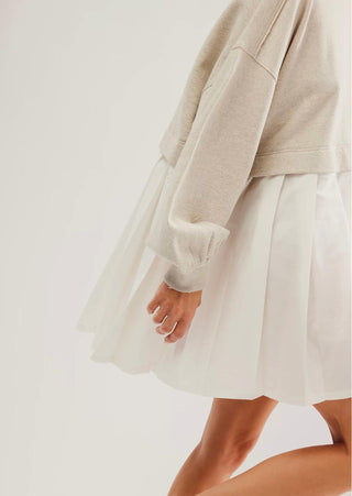 Free People - Eleanor Sweatshirt Mini Dress