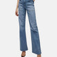Veronica Beard - Crosbie Wide Leg Jean With Patch Pockets