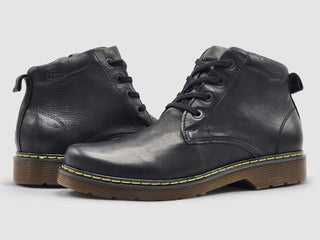 Kcr Group - Men's Premium Zip-Up Leather Boots