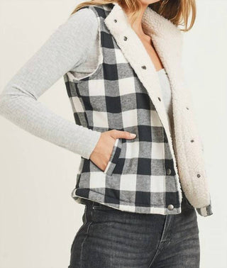 Risen - Checks Out Sherpa Vest