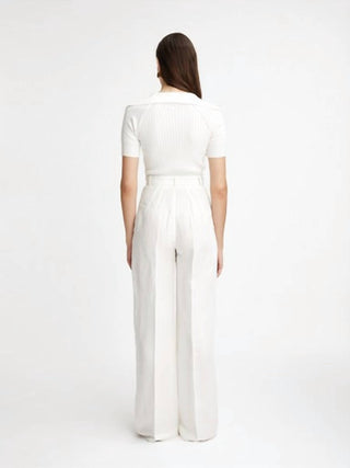 Matthew Bruch - Button Pleated Trouser