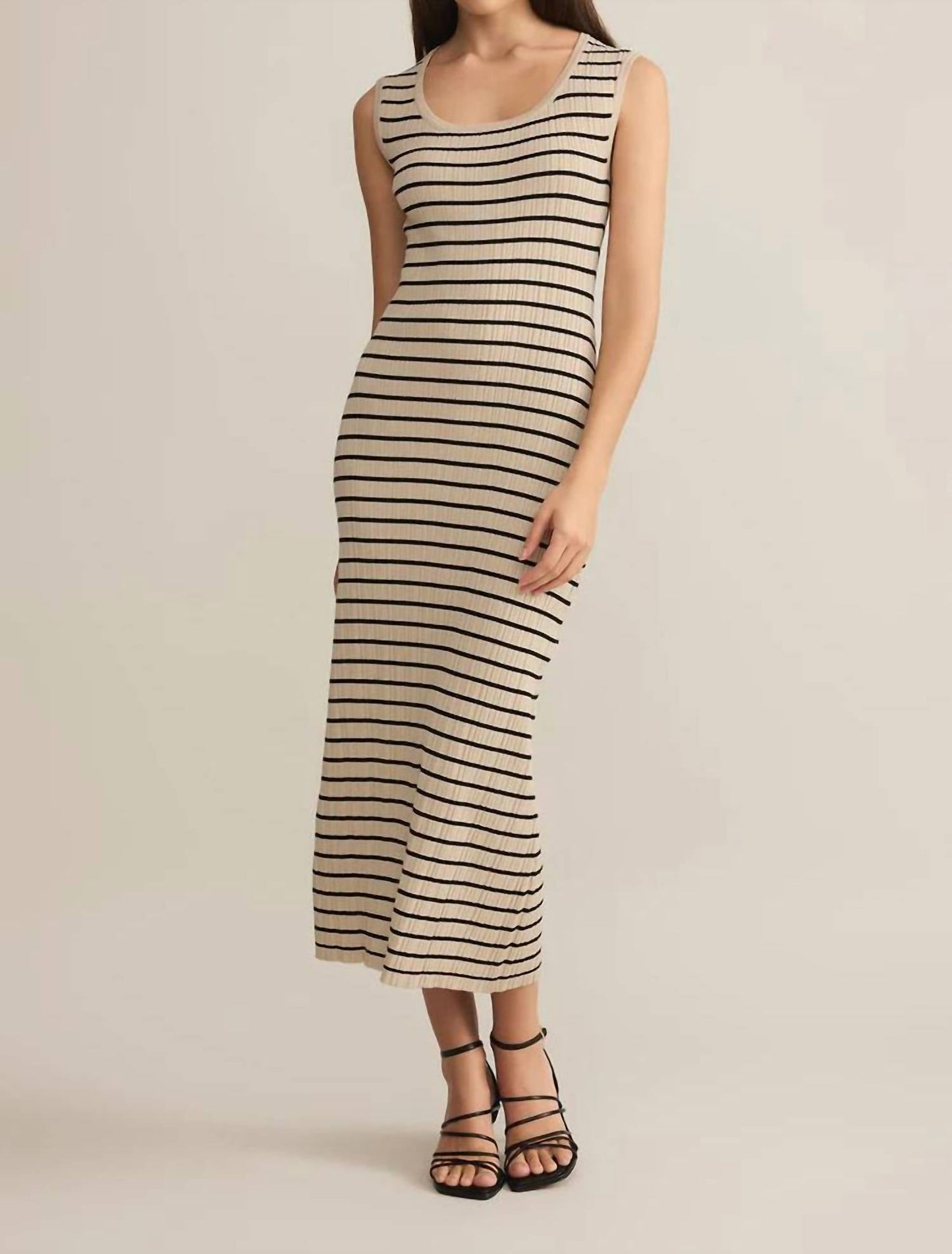 Z Supply - Giselle Stripe Rib Maxi Dress
