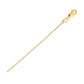 14k Yellow Gold Bead Chain (2.50 mm)