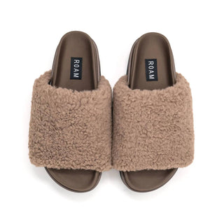 Roam - Women's Fuzzy Platform With Faux Shearling
