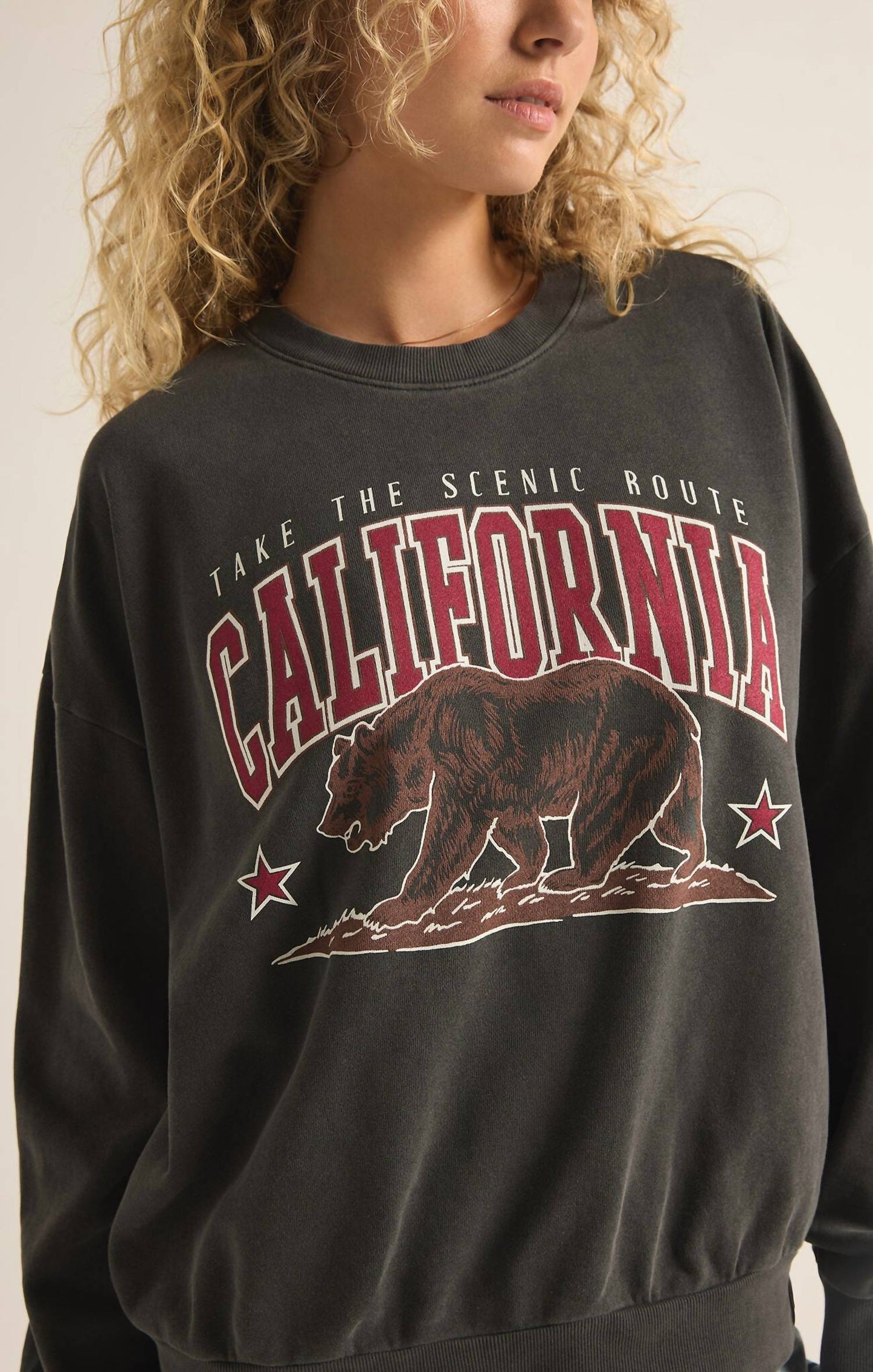 Z Supply - CALI BEAR SUNDAY SWEATSHIRT