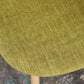 Modern Minimalist Fabric Dining Chair With Iron Legs