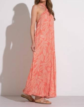 Elan - Twist Halter Maxi Dress
