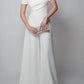 Alyce Paris - Bridal Off The Shoulder Neckline Jumpsuit