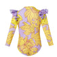Lia Sahara - Girl's Zipper Long Sleeve One Piece