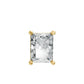 Aamiaa - Women's Radiant Shape 4 Prong Push Back Studs