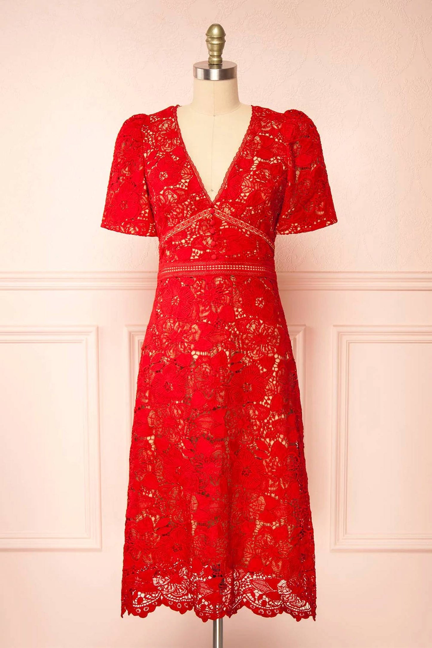 Adelyn Rae - Crochet Lace Dress