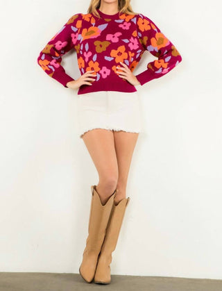 Thml - Flower Groove Sweater