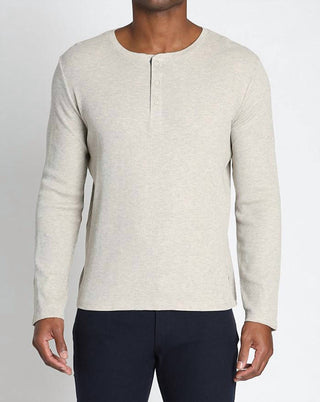 Jachs New York - Classic Waffle Henley Shirt