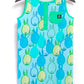 RAGS Apparel Kid's Tank Henley Capri Pocket Rag Romper Blue Size 2T