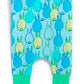 RAGS Apparel Kid's Tank Henley Capri Pocket Rag Romper Blue Size 2T
