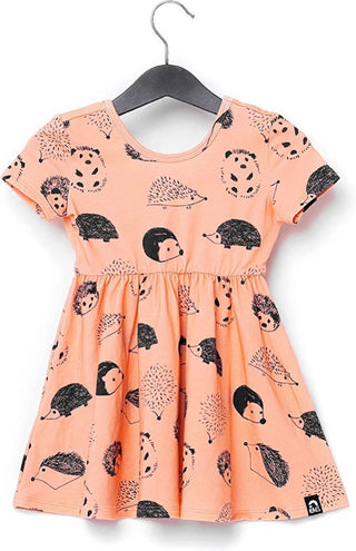 RAGS Apparel Kid's Short Sleeve Swing Dress Pink Size 3 years