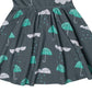 RAGS Apparel Kid's Short Sleeve Ruffle Swing Dress Green Size 2T