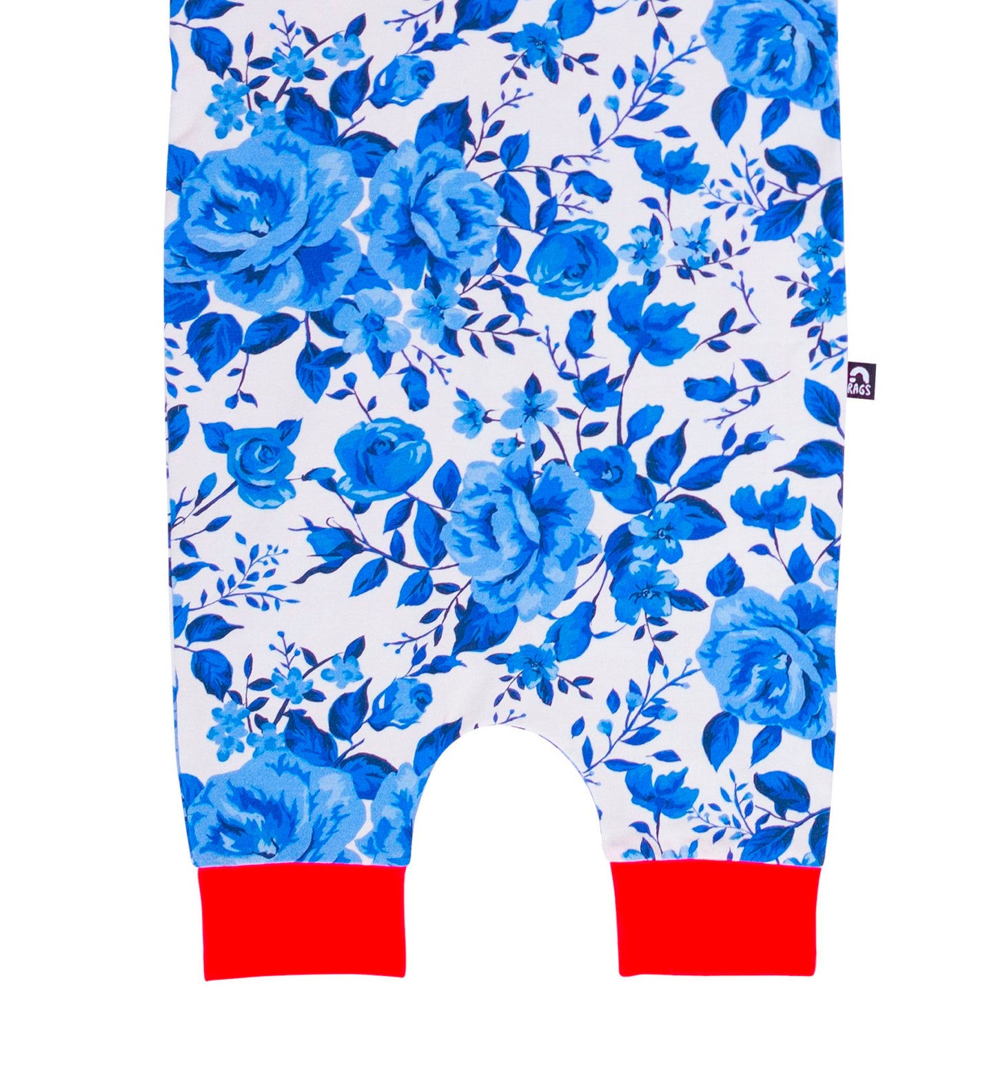 RAGS Apparel Kid's Tank Hooded Capri Rag Romper White Size 18-24M