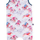 RAGS Apparel Kid's Tank Henley Capri Rag Romper White Size 12-18M