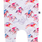 RAGS Apparel Kid's Tank Henley Capri Rag Romper White Size 12-18M