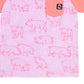 RAGS Apparel Kid's Short Raglan Sleeve Pocket Rounded Tee Pink Size 2T