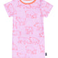 RAGS Apparel Kid's Infant Short Sleeve Short Rag Romper Pink Size 0-3M