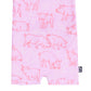 RAGS Apparel Kid's Infant Short Sleeve Short Rag Romper Pink Size 0-3M