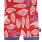 RAGS Apparel Kid's Infant  Tank Short Rag Romper Red Size 3-6M