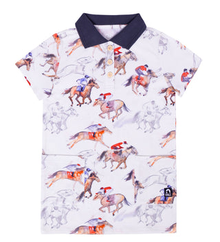 RAGS Apparel Kid's Ruffle Trimmed Sundress Blue Size 2T