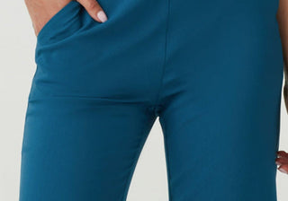 The Side Women's Slit Pant Blue Size Large