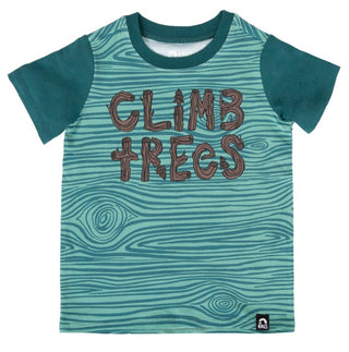 RAGS Apparel Kid's Short Sleeve Rounded Tee Green Size 3 years