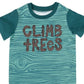 RAGS Apparel Kid's Short Sleeve Rounded Tee Green Size 3 years