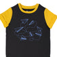 RAGS Apparel Kid's Short Rolled Sleeve Tee Black Size 2T