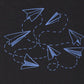 RAGS Apparel Kid's Short Rolled Sleeve Tee Black Size 2T
