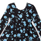 RAGS Apparel Kid's Long Sleeve Swing Dress Blue Size 3 years