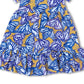 RAGS Apparel Kid's Short Sleeve Tiered Dress Blue Size 3 years