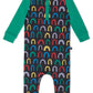 RAGS Apparel Kid's Long Sleeve Henley Rag Romper Black Size 3-6M