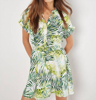 Apricot - Tropical Smocked Dress