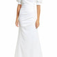 Black Halo - Puff Sleeve Maxi Dress