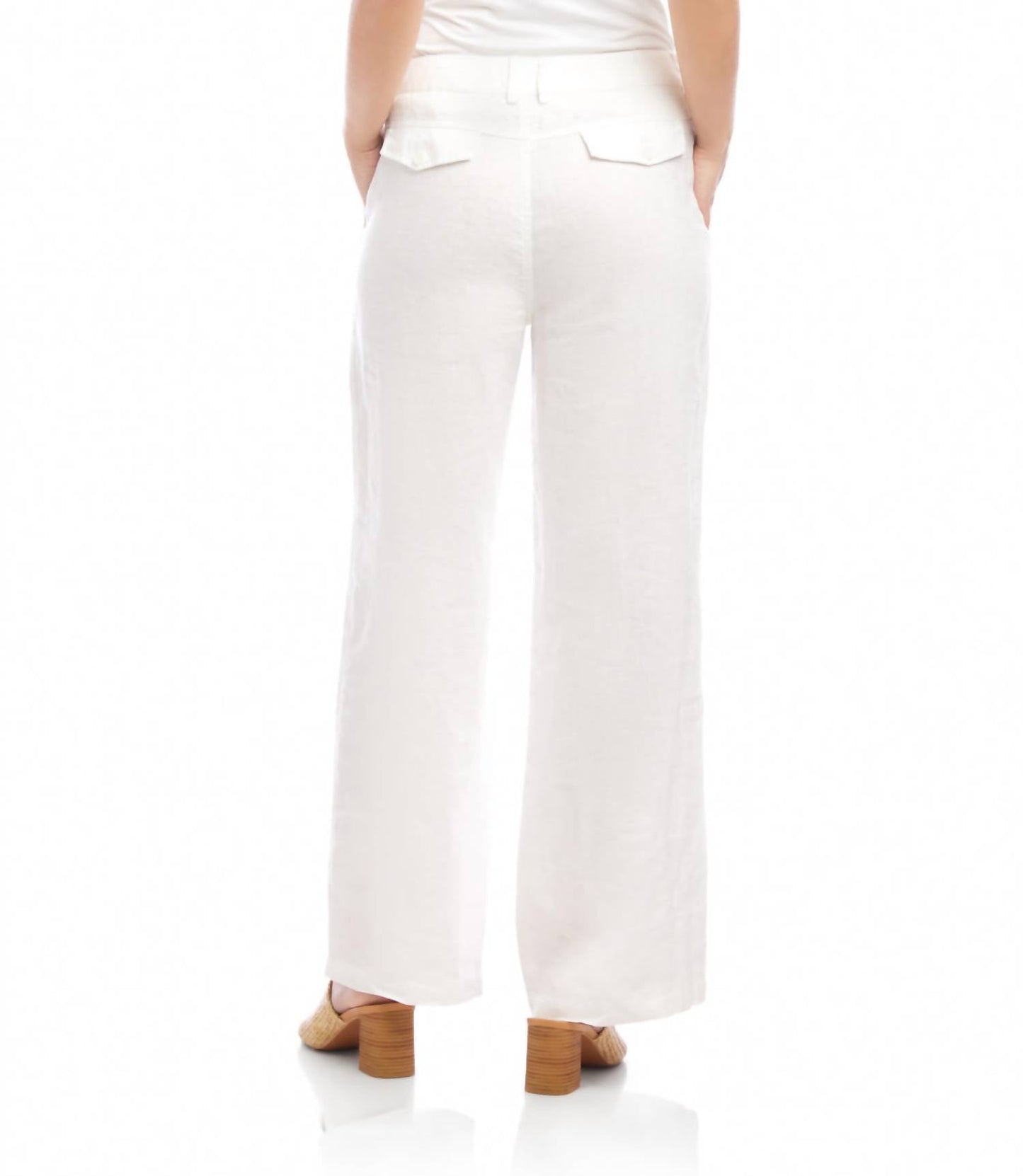 Karen Kane - Linen Wide-Leg Trousers