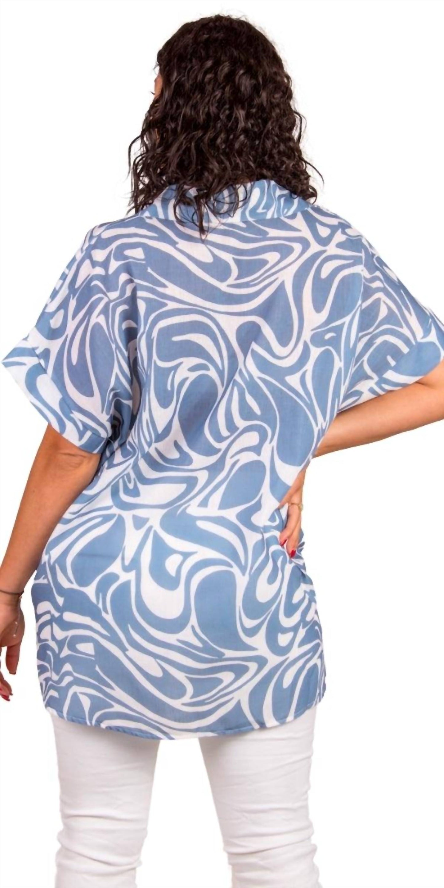 Gigi Moda - Tropical Button Down Shirt