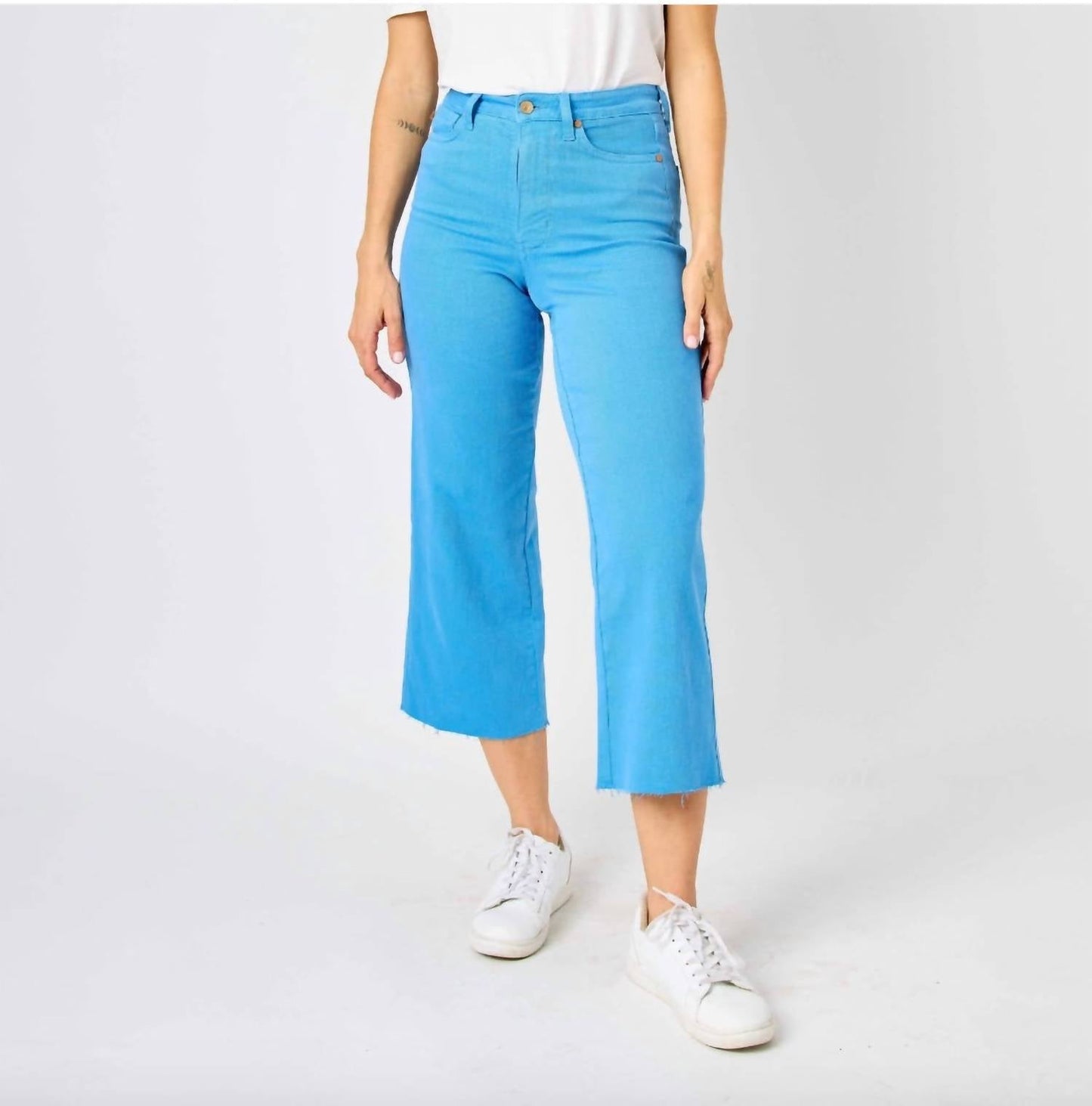 judy-blue-dyed-tummy-control-wide-leg-crop-jeans